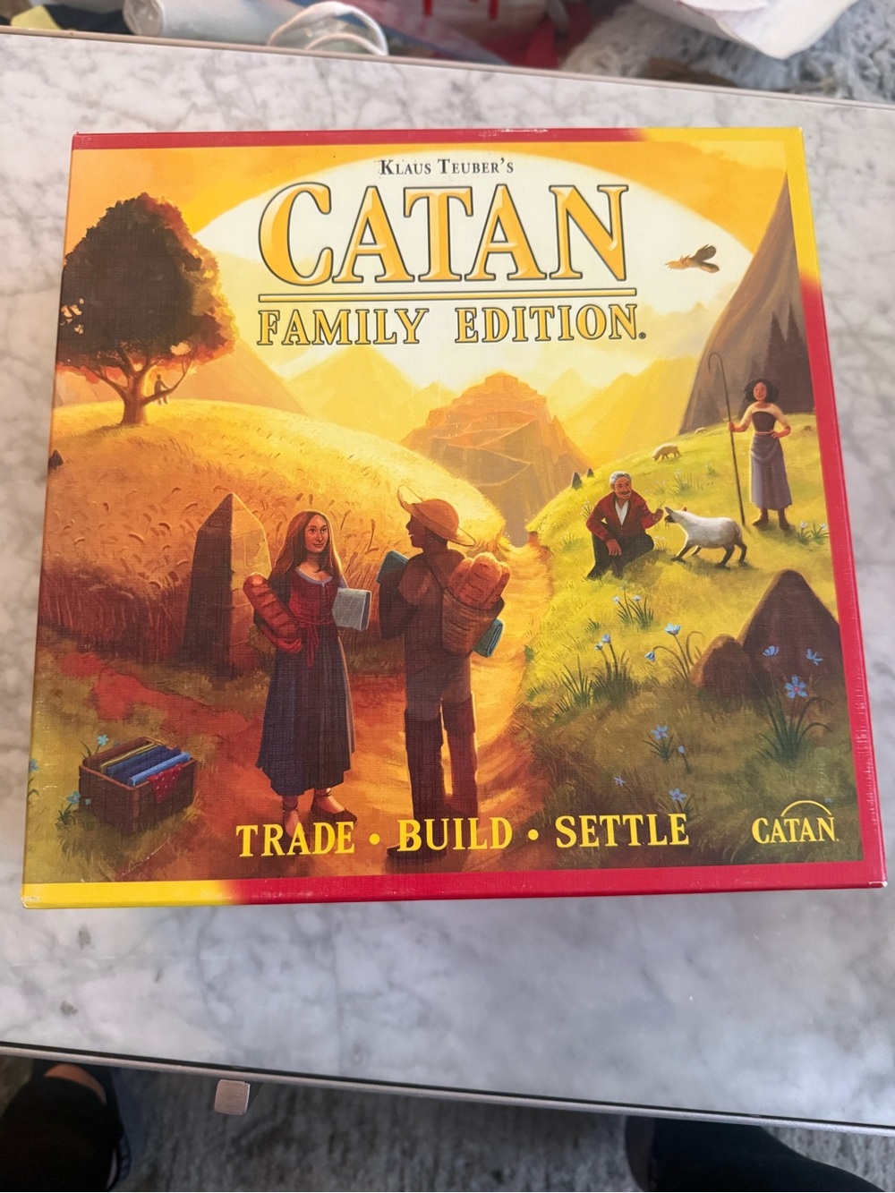 CATAN Family Edition Board Game Klaus Teuber Complete 3–4 Players